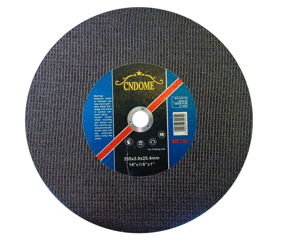DISCO DE TRONZADORA x 14" CNDOME 3-390