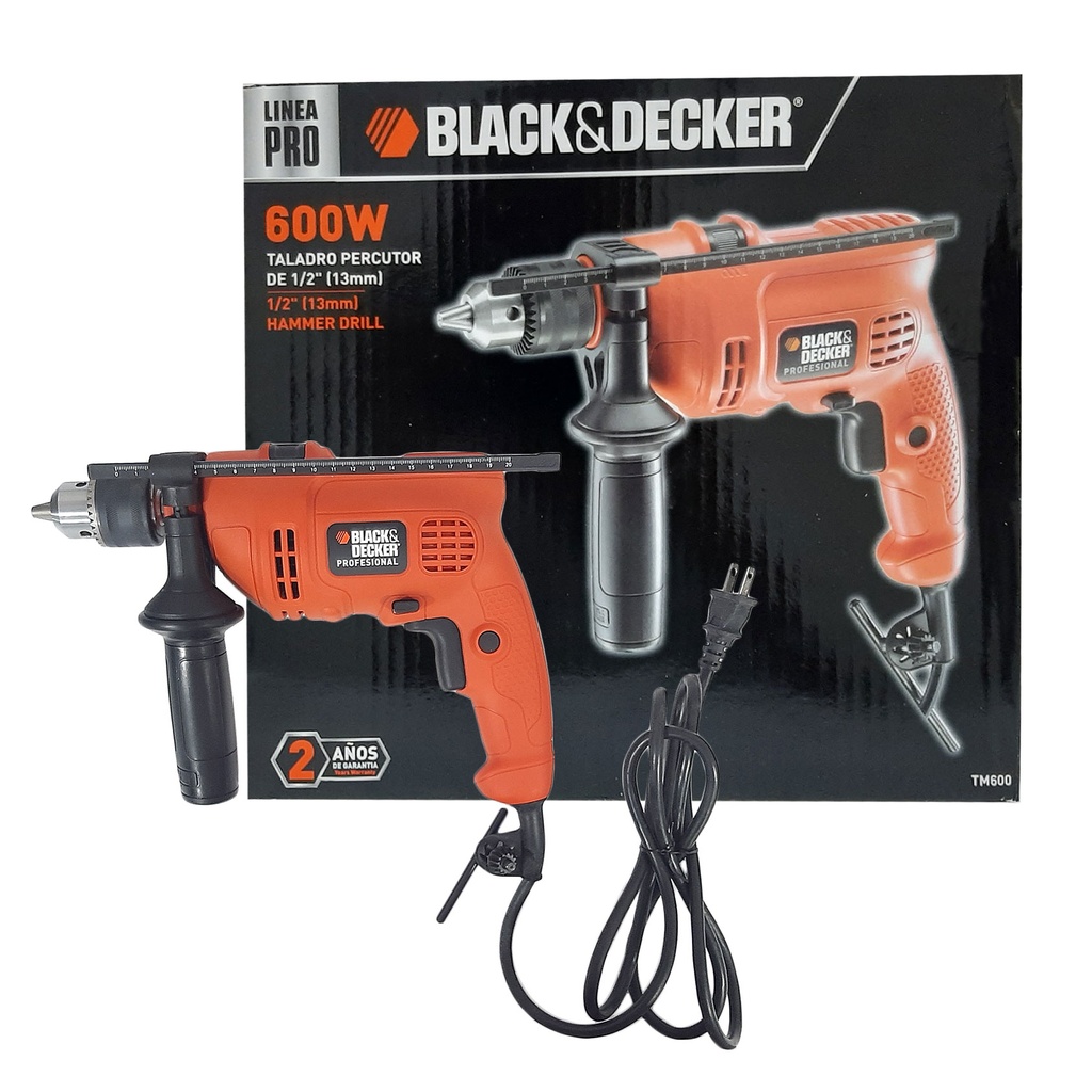 TALADRO 1/2¨ BLACK&DECKER 660W 3-511