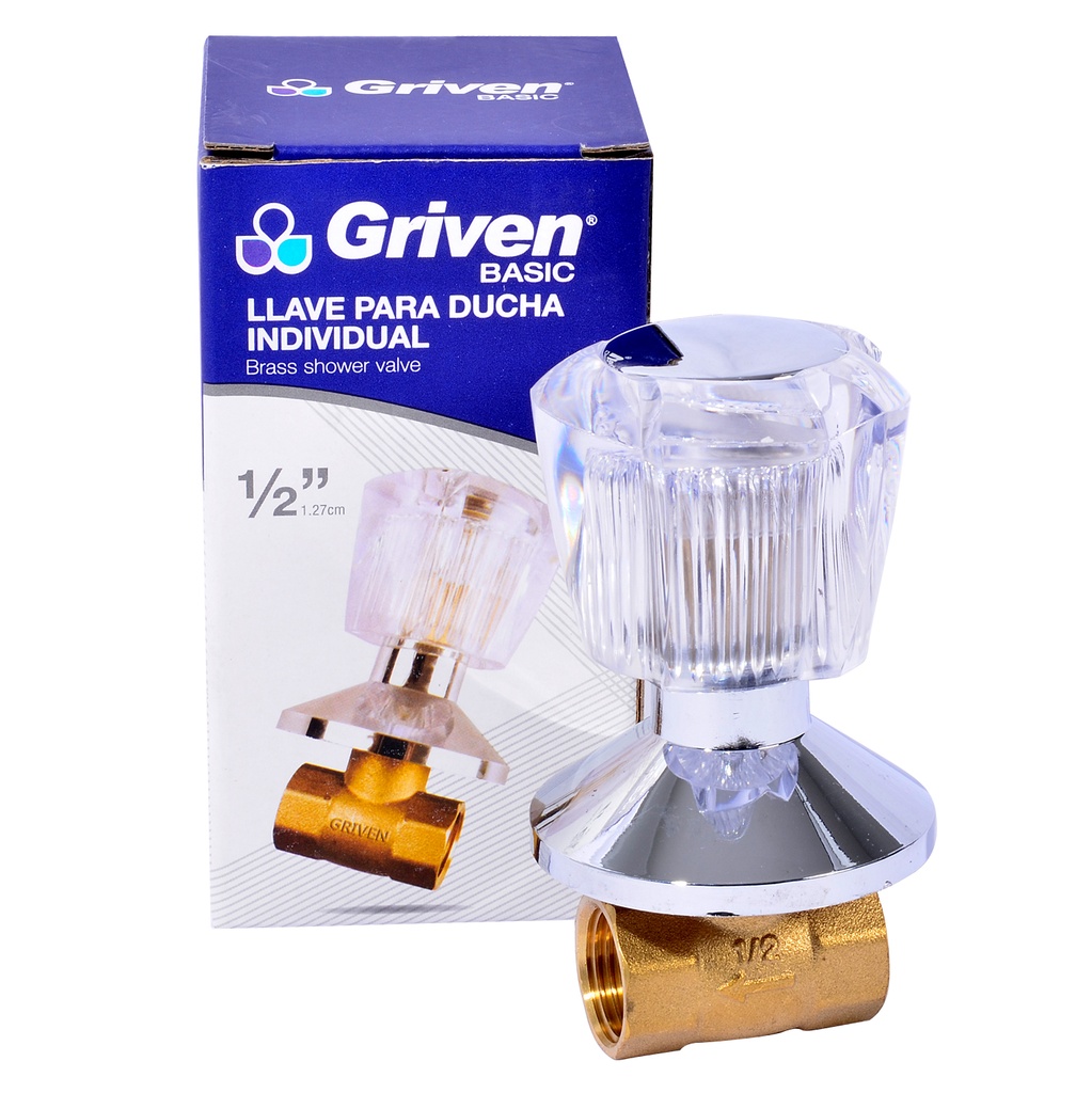 LLAVE P/DUCHA INDIVIDUAL x 1/2 BRONCE (DESC) GRIVEN 3-573