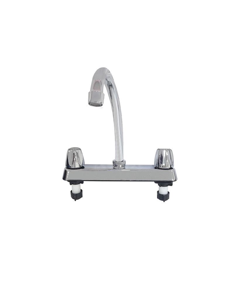LLAVE FREGADERO PLASTICO CROMADO AQUAFINA 3-590