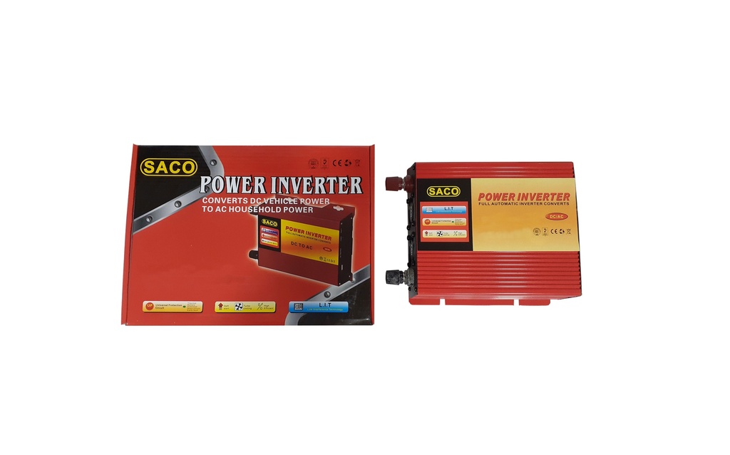 INVERSOR DE ENERGIA 12V A 110V SACO 1000W 3-656