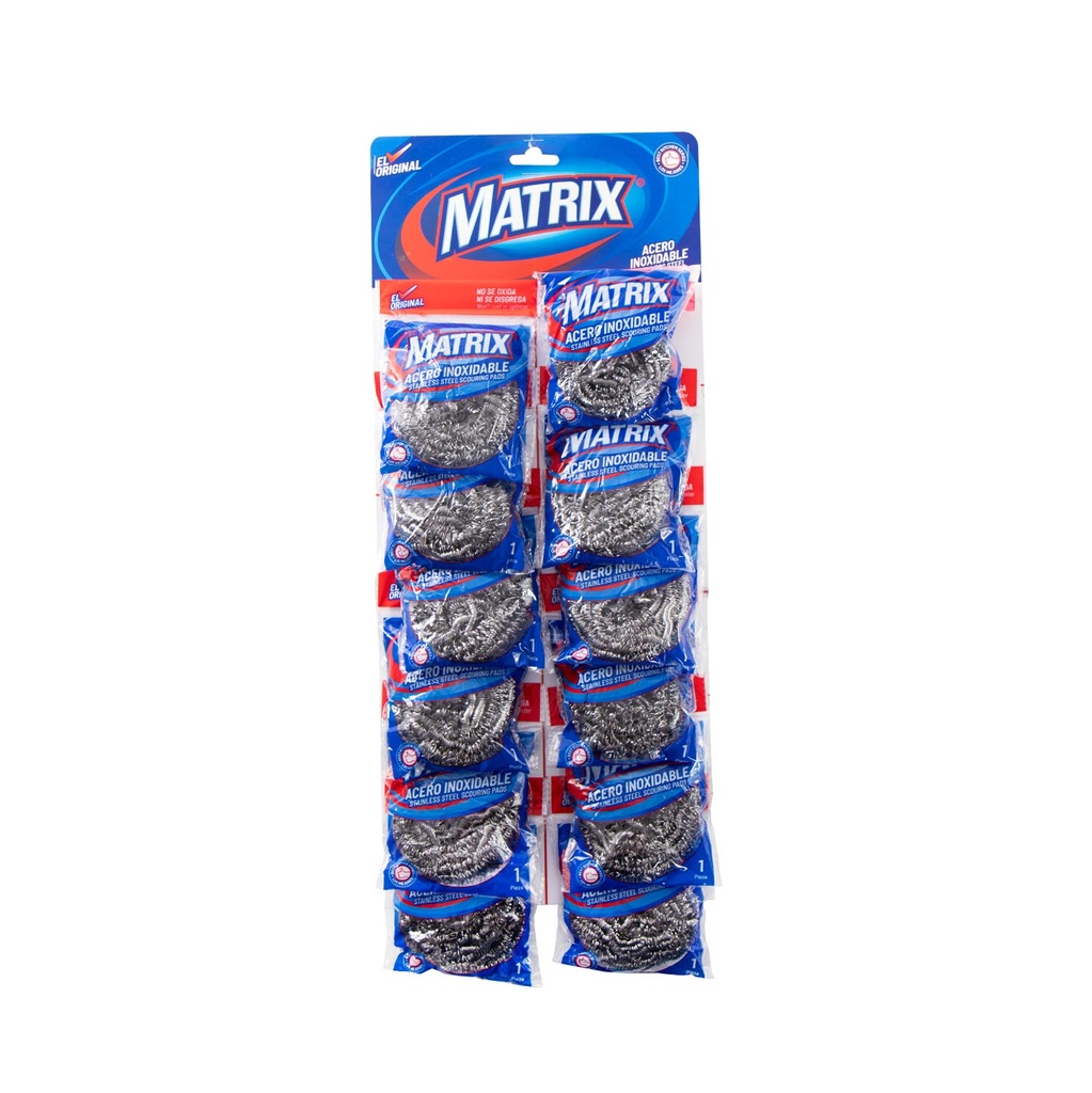 BRILLO ACERO INOX P/OLLAS MATRIX 3-771