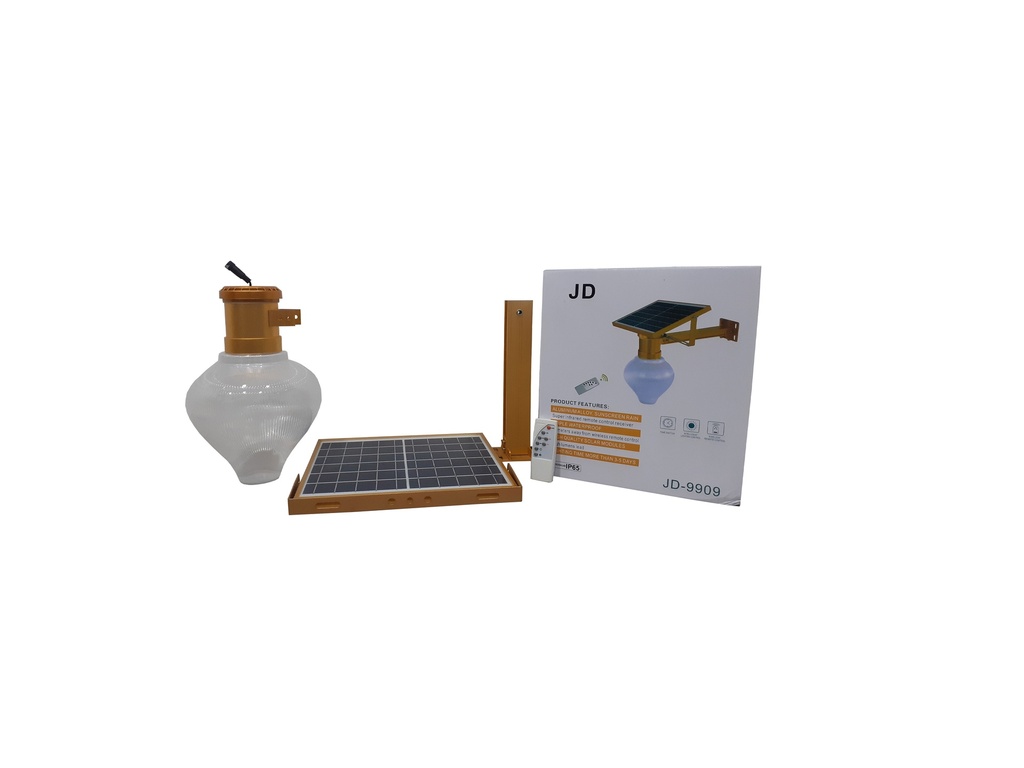 LAMPARA EXTERIOR 15W CON PANEL SOLAR 3-779