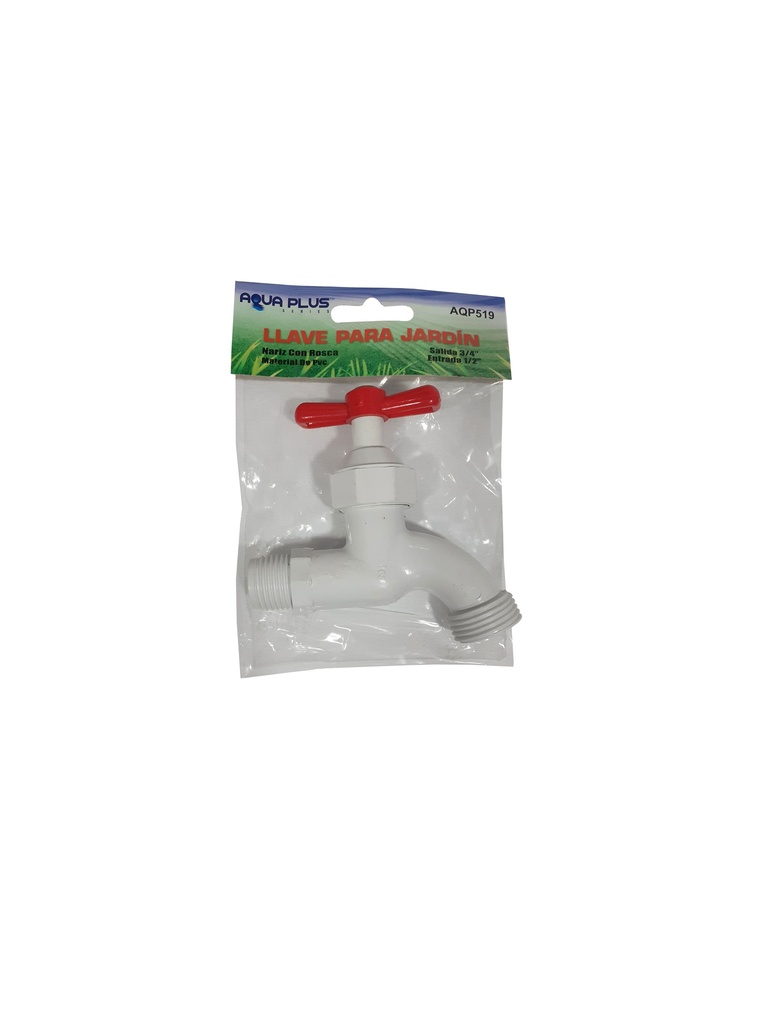 LLAVE CHORRO PVC AQUAPLUS 3-784