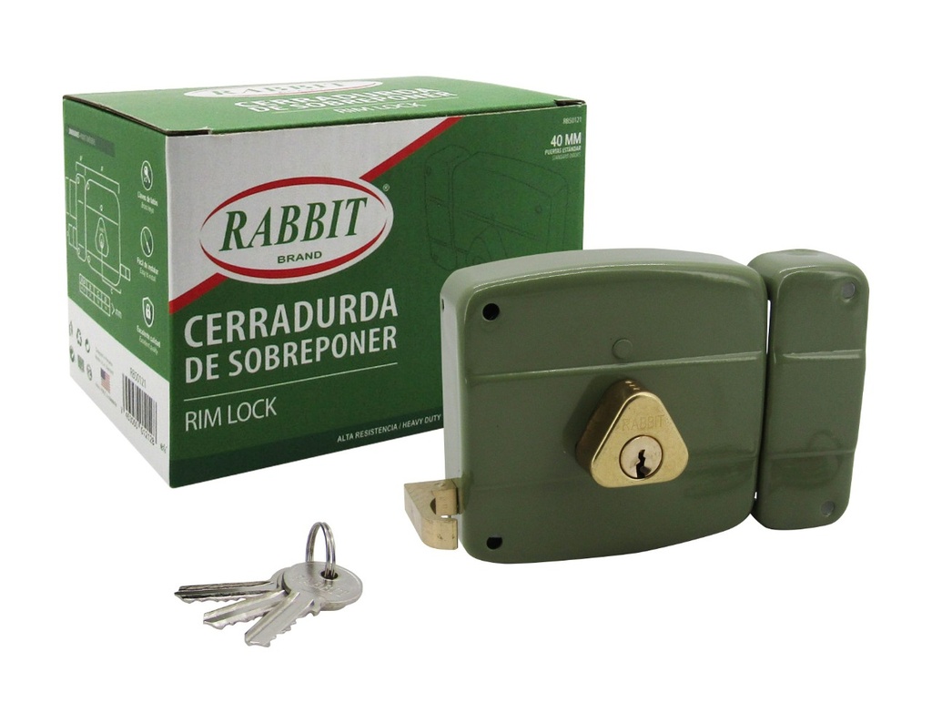CERRADURA CILINDRO FIJO DERECHA RABBIT 3-790