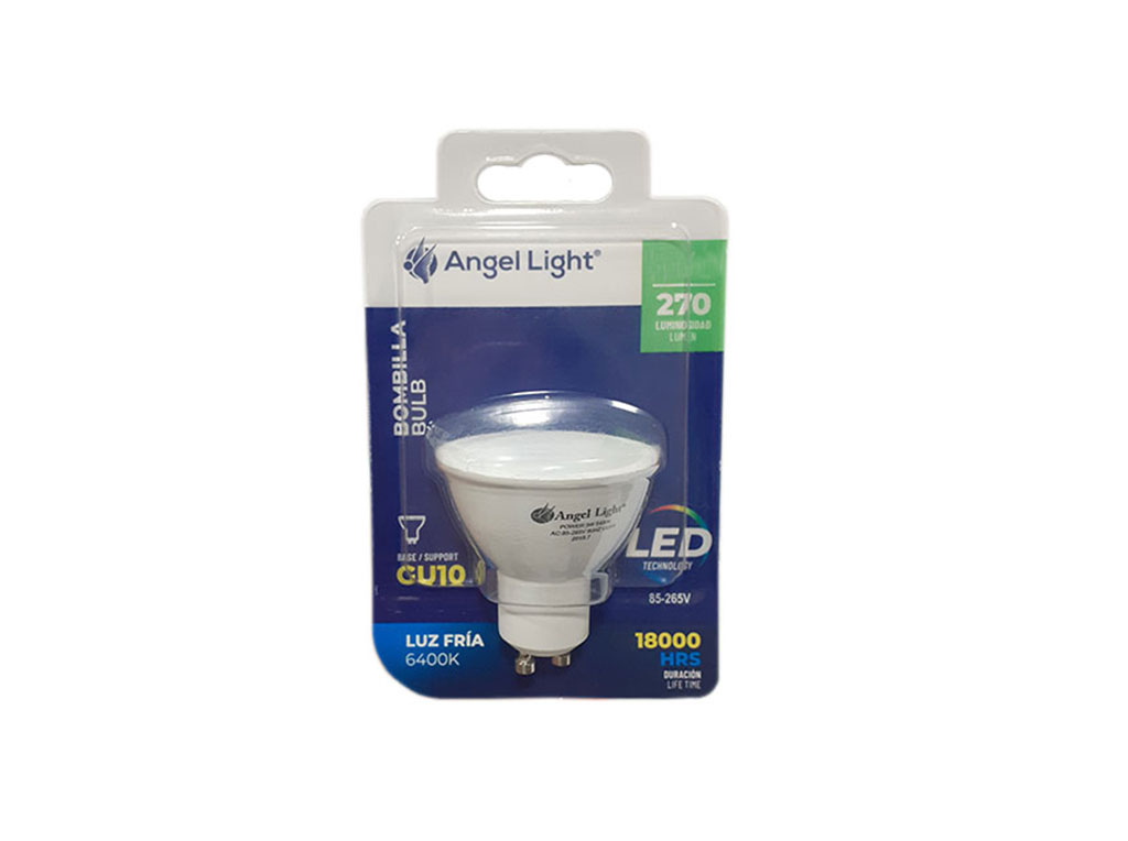 BOMBILLO DICROICO LED 5W GU10 85-265V 4-015
