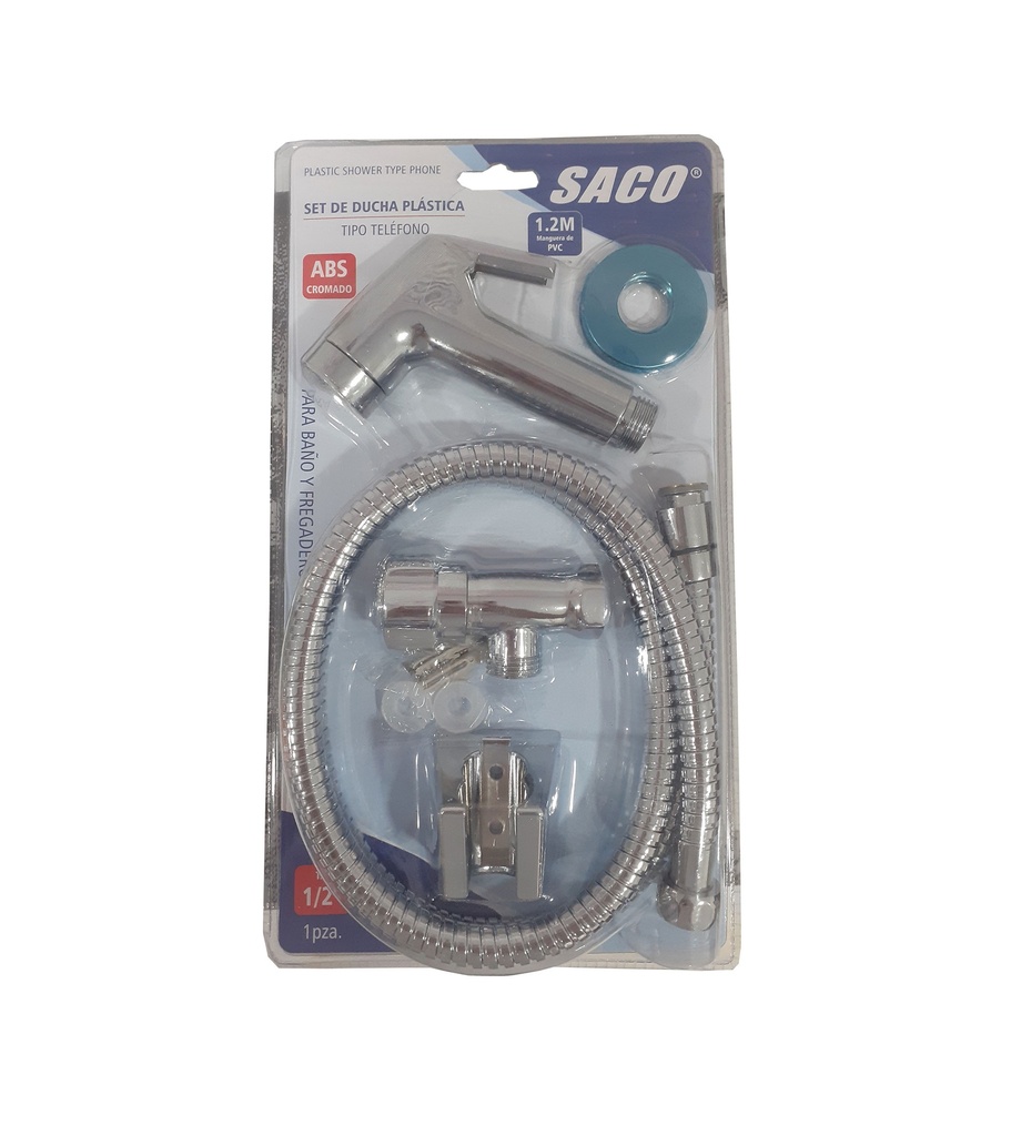 DUCHA TELEFONO C/LLAVE DE ARRESTO SACO 4-038