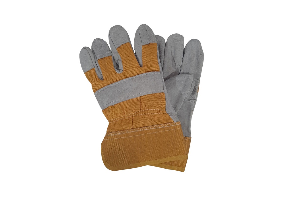 GUANTES DE CARNAZA AMARILLO PAR 4-109