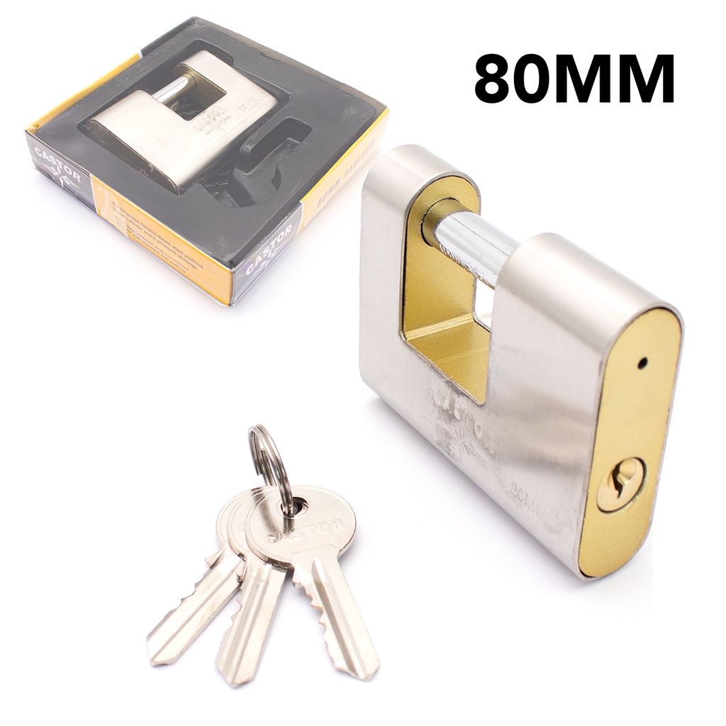 CANDADO ANTICIZALLA 80MM CASTOR EMPAQUE 4-116