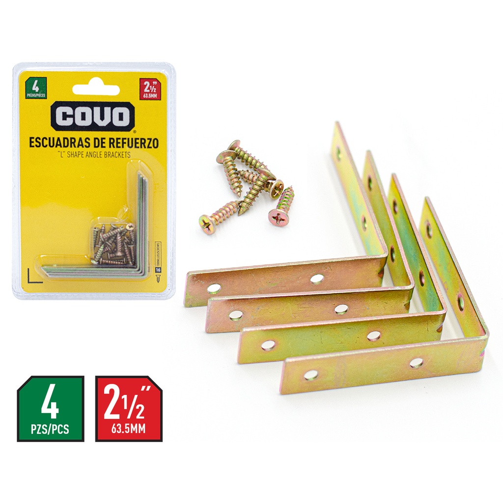 ESCUADRA D/REFUERZO 2 1/2" COVO 4-163