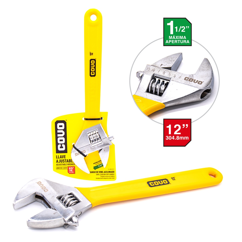 LLAVE AJUSTABLE 12" COVO 4-212