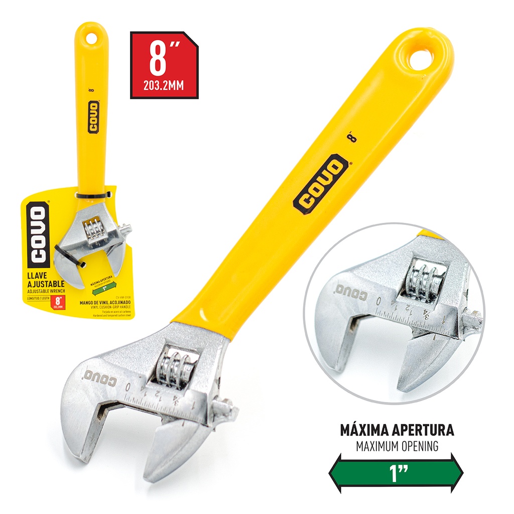 LLAVE AJUSTABLE 8" COVO 4-214