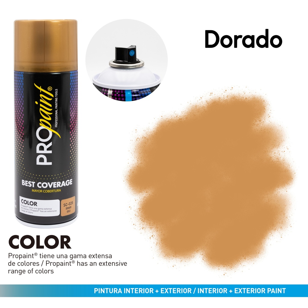 SPRAY DORADO x 400 ML PRO PAINT 4-225