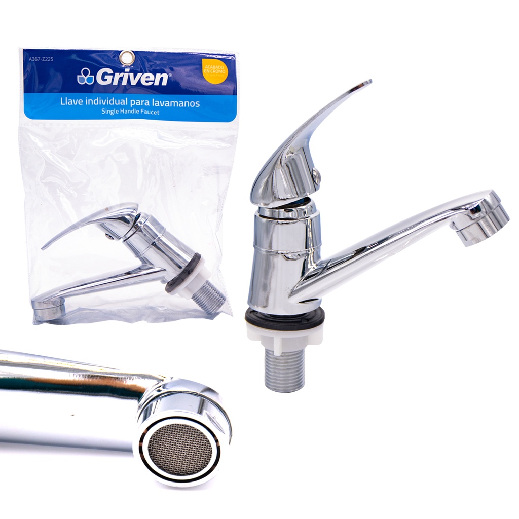 LLAVE LAVAMANO INDIVIDUAL METALICA GRIVEN 4-261