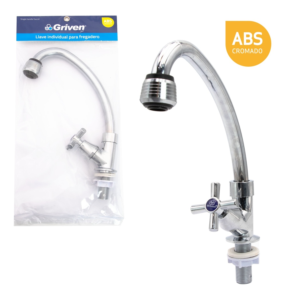 LLAVE FREGADERO INDIVIDUAL GRIVEN (EN BOLSA) 4-267