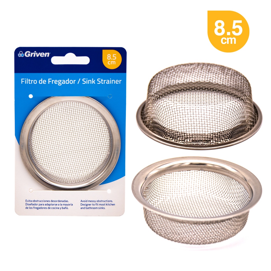 COLADOR O FILTRO P/FREGADERO 8.5 CM GRIVEN 4-277