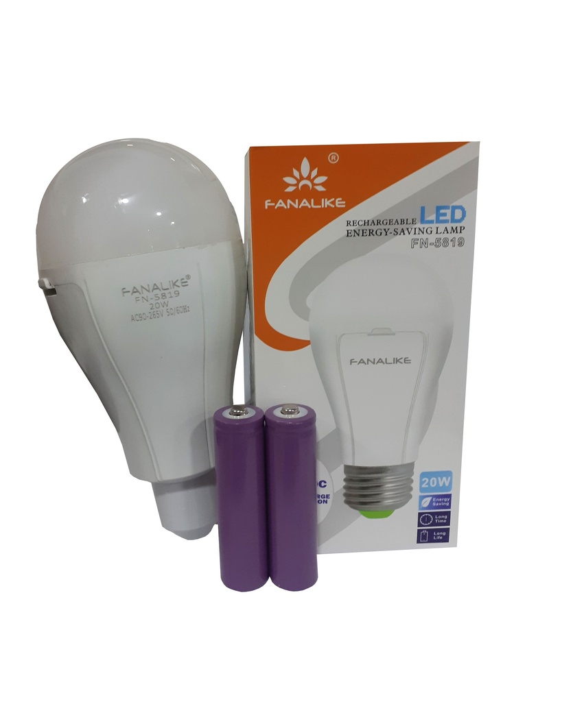 BOMBILLO CON BATERIA RECARGABLE 20W FANALIKE 4-309