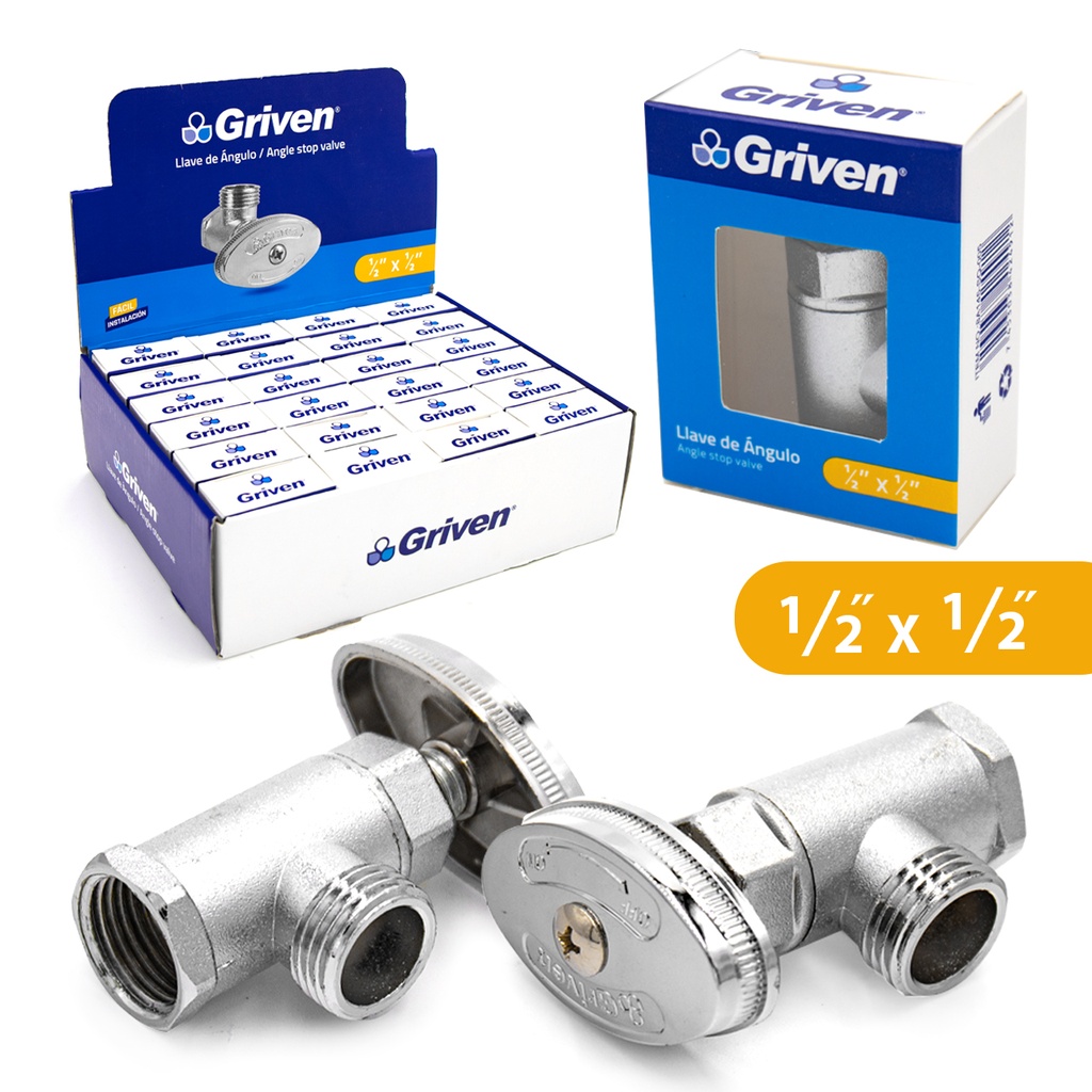 LLAVE ARRESTO 1/2" x 1/2" GRIVEN 4-369
