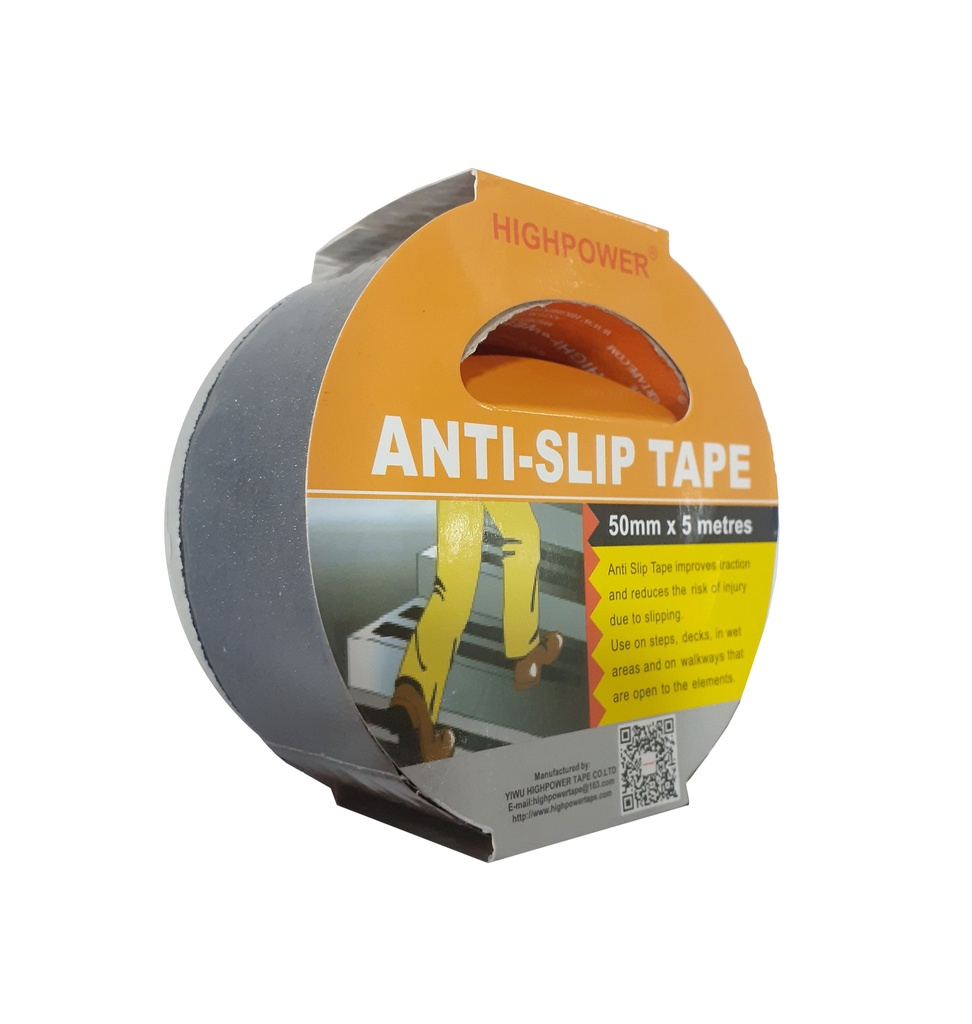 CINTA ANTI RESBALANTE NEGRA 50MM x 2.5 MTS 4-413