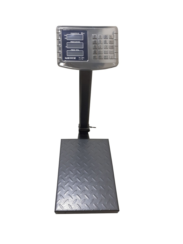 PESO DIGITAL DE PLATAFORMA 200KG MAXI HOUSE 4-455