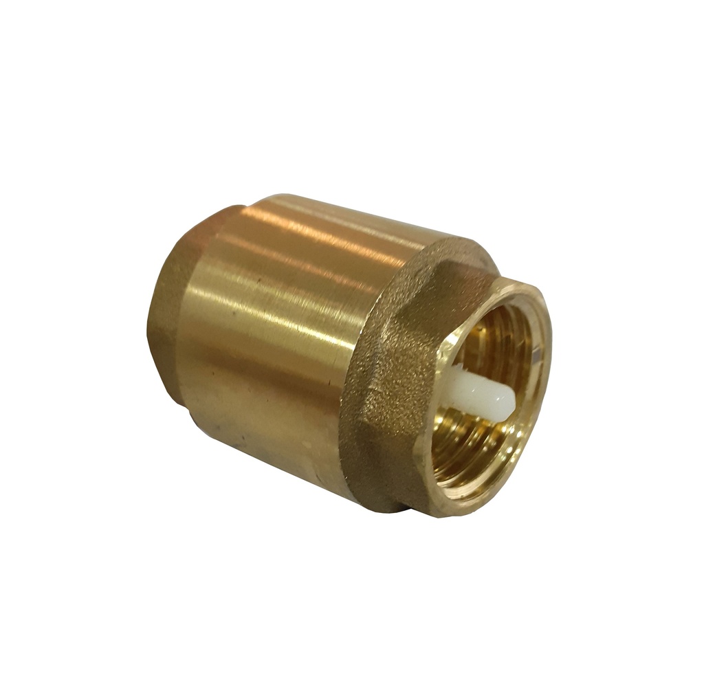 VALVULA CHECK 1/2¨ BRONCE ASIENTO PLASTICO 4-518