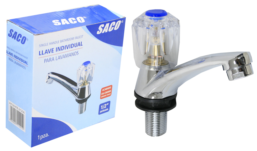LLAVE LAVAMANO INDIVIDUAL METALICA SACO 4-546