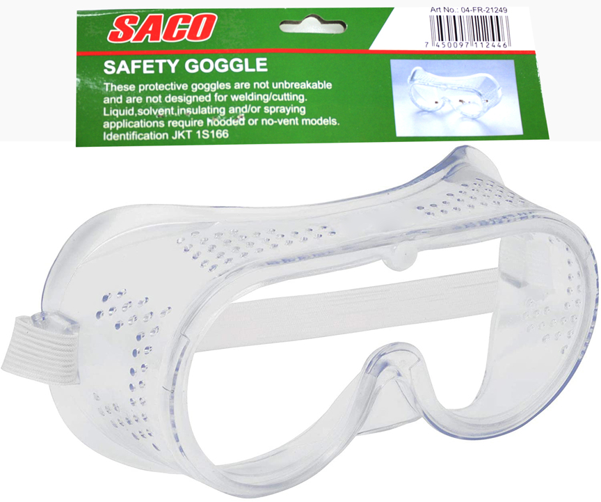 LENTES DE SEGURIDAD TRANSPARENTE SACO 4-548