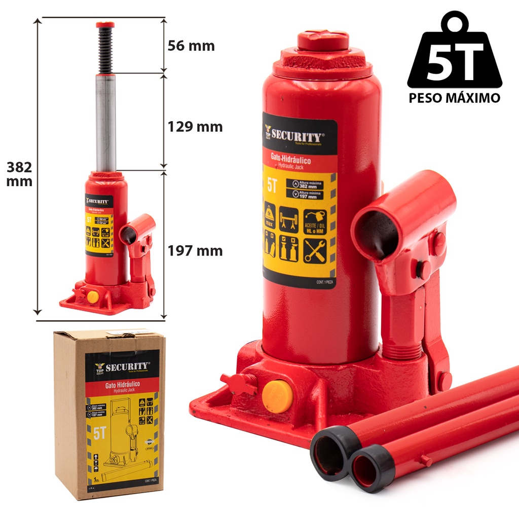 GATO BOTELLA 5 TON  SECURITY 4-578