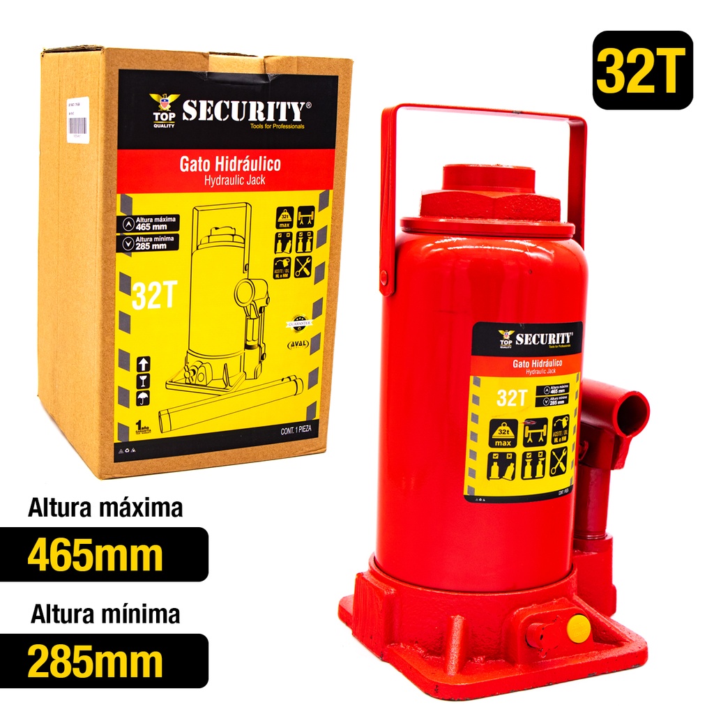 GATO BOTELLA 32 TON SECURITY 4-581
