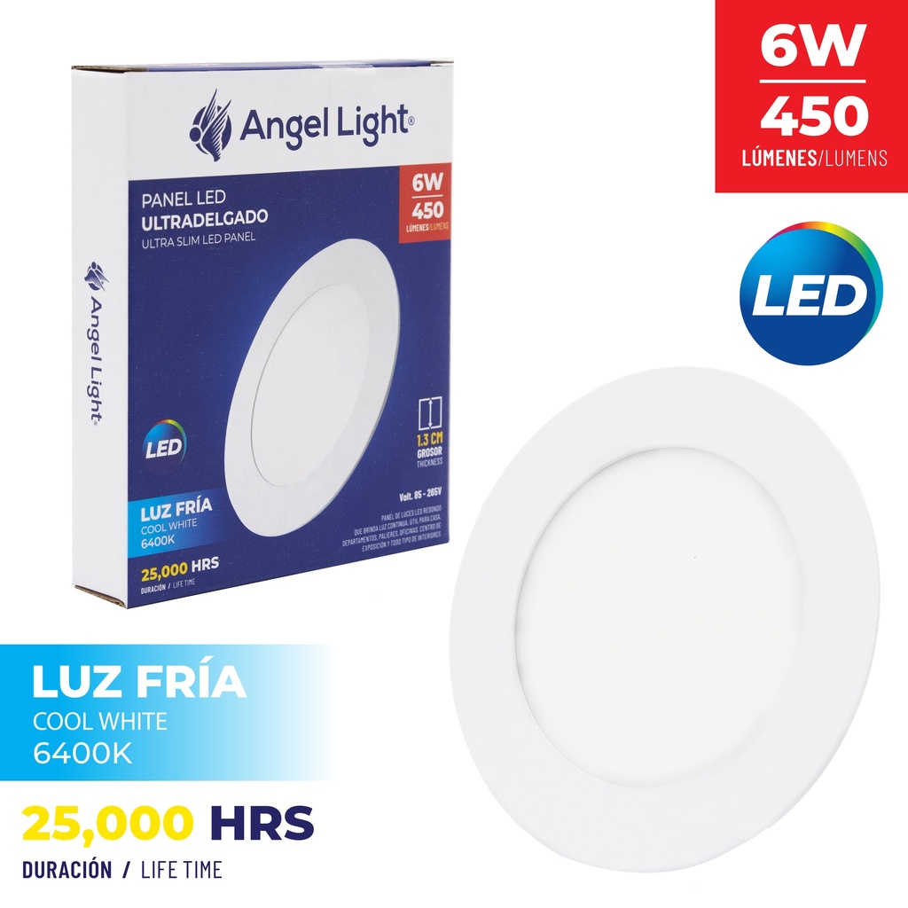 PANEL LED EMP RED LUZ BLANCA 6W ANGEL L 4-585