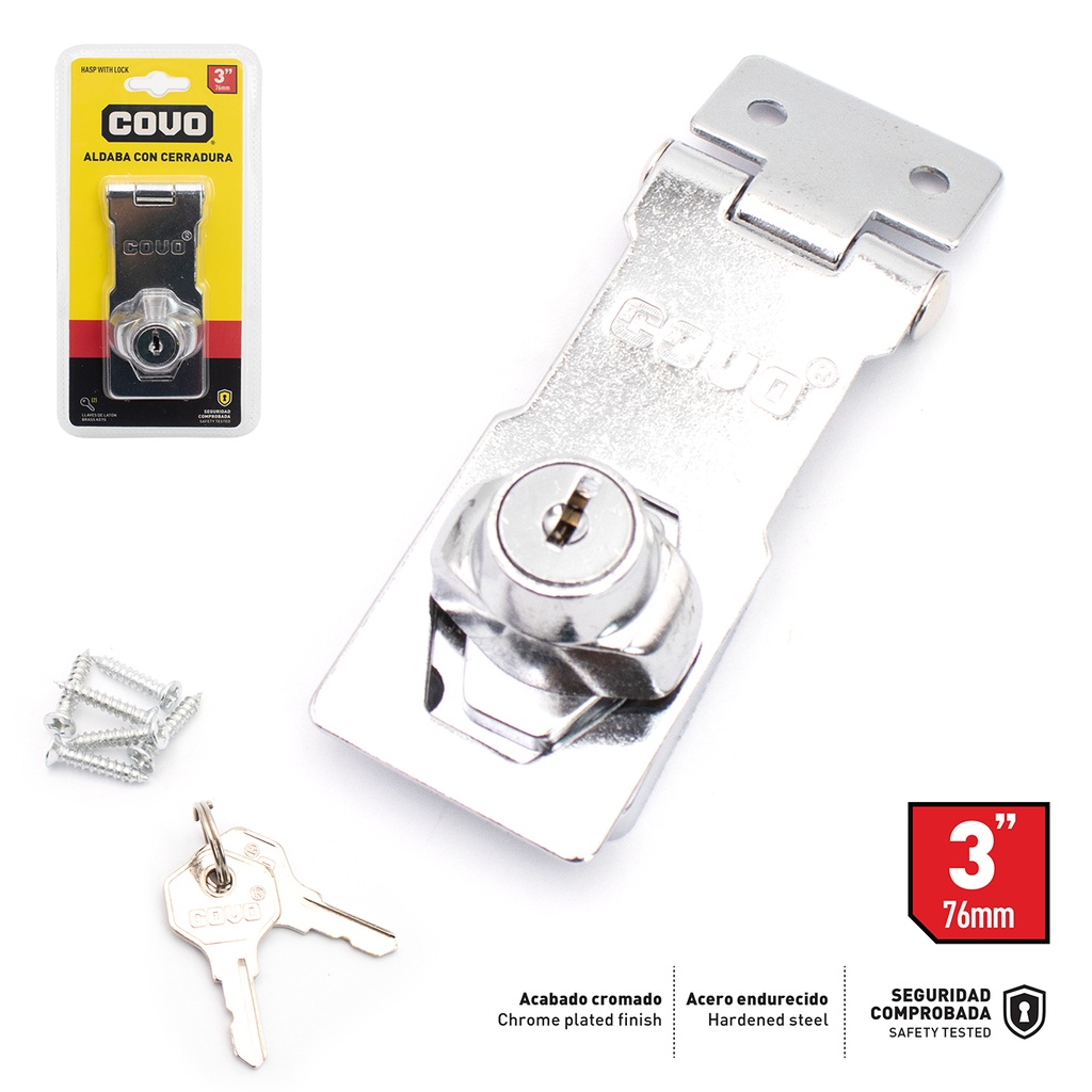 ALDABA CON CERADURA 3 PULG COVO 4-618