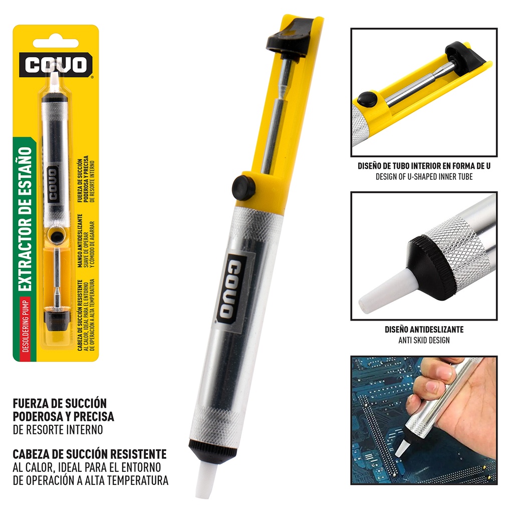SUCCIONADOR DE ESTAÑO COVO 4-619