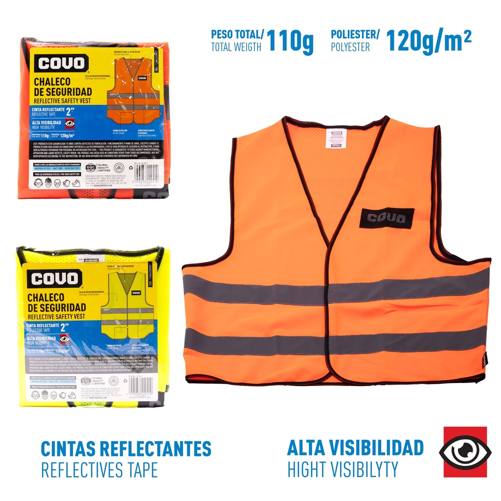 CHALECO DE SEGURIDAD COVO 4-671