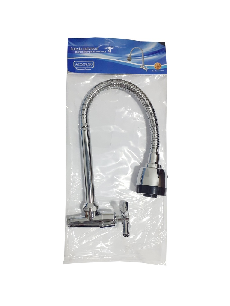 LLAVE FREGADERO INDIVID FLEX PLA/CRO AQUAPLUS 4-707