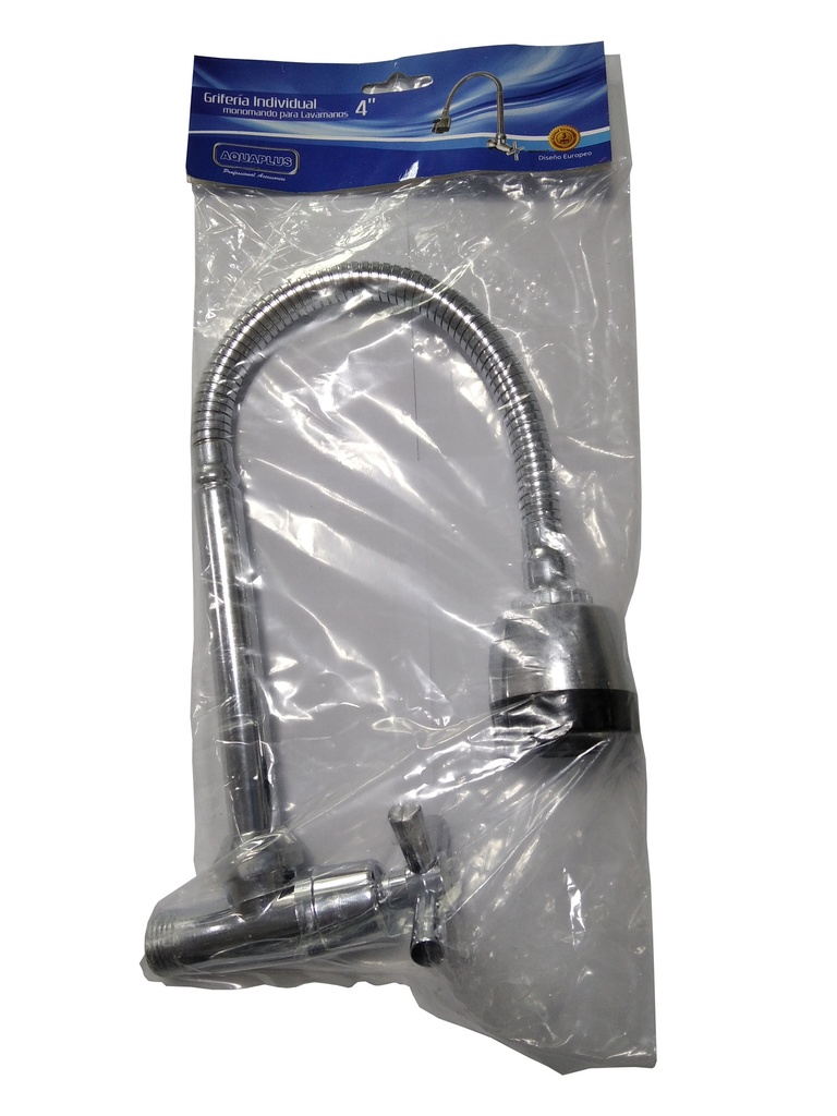 LLAVE FREGADERO INDIVID FLEX PARED AQUAPLUS 4-708