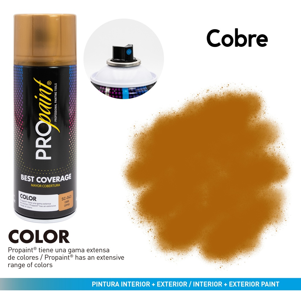 SPRAY COBRE x 400 ML PRO PAINT 4-714