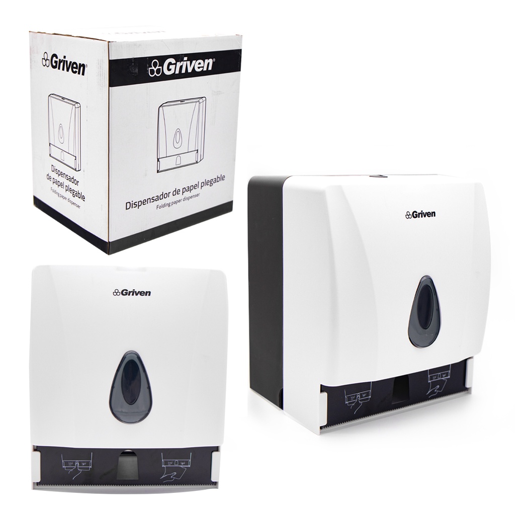 DISPENSADOR DE PAPEL TOALLA GRIVEN 4-745