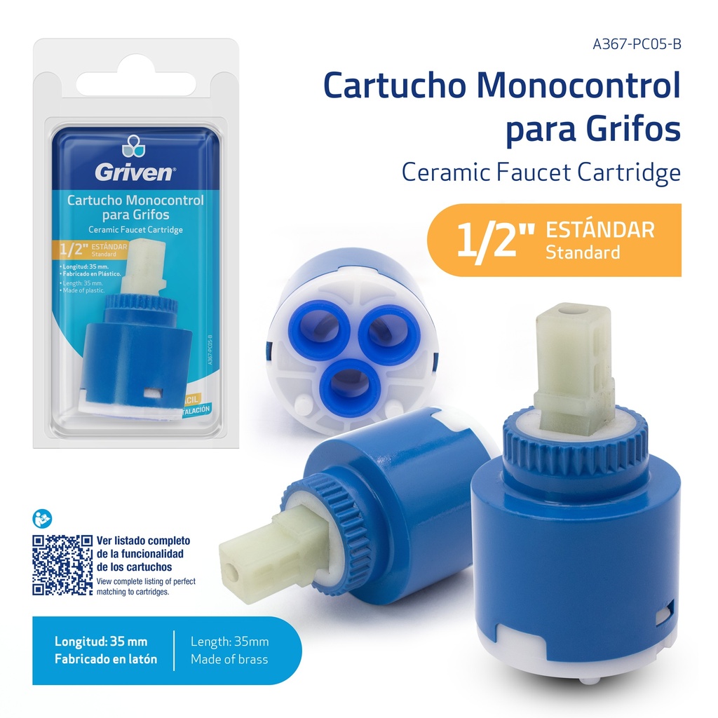 VASTAGO MONOMANDO GRIVEN 35MM 4-761