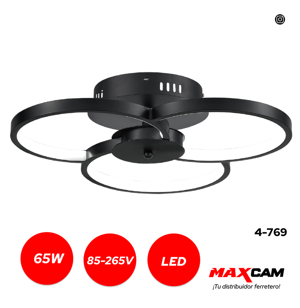 LAMPARA LED PARA TECHO 65W 85-265V 4-769