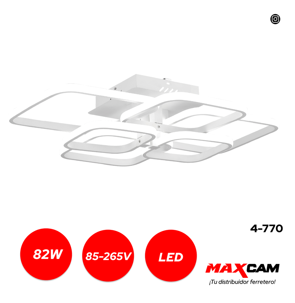 LAMPARA LED PARA TECHO 82W 85-265V 4-770