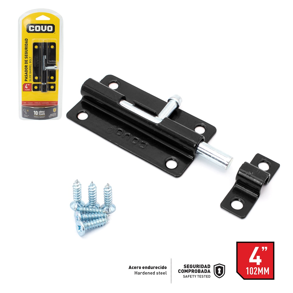 PASADOR DE SEGURIDAD 4 PULG COVO 4-780