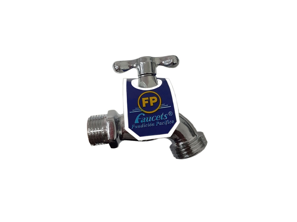 LLAVE MANGUERA MARIPOSA CROMADA FP 02MA53 0-072