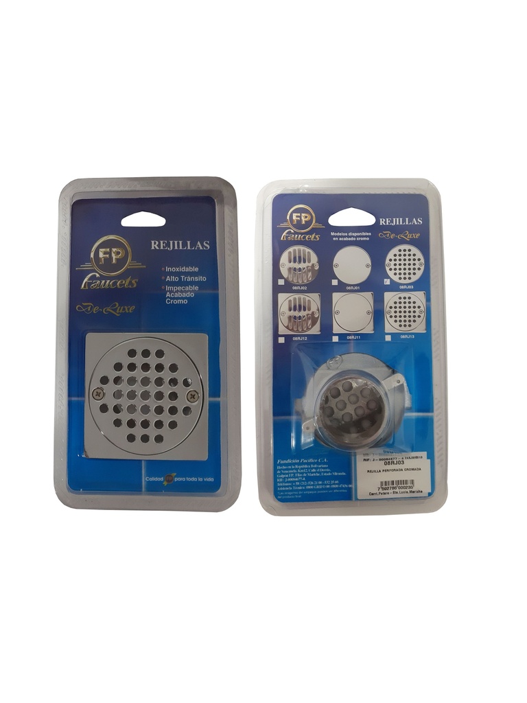 REJILLA CUADRADA PERFORADA FP 08RJ13 0-081