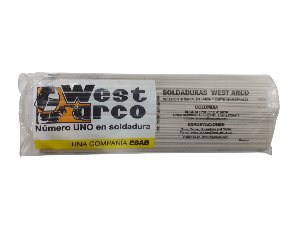 ELECTRODO 6013 SW10 3/32 x KG GRIS WESTARCO 0-084