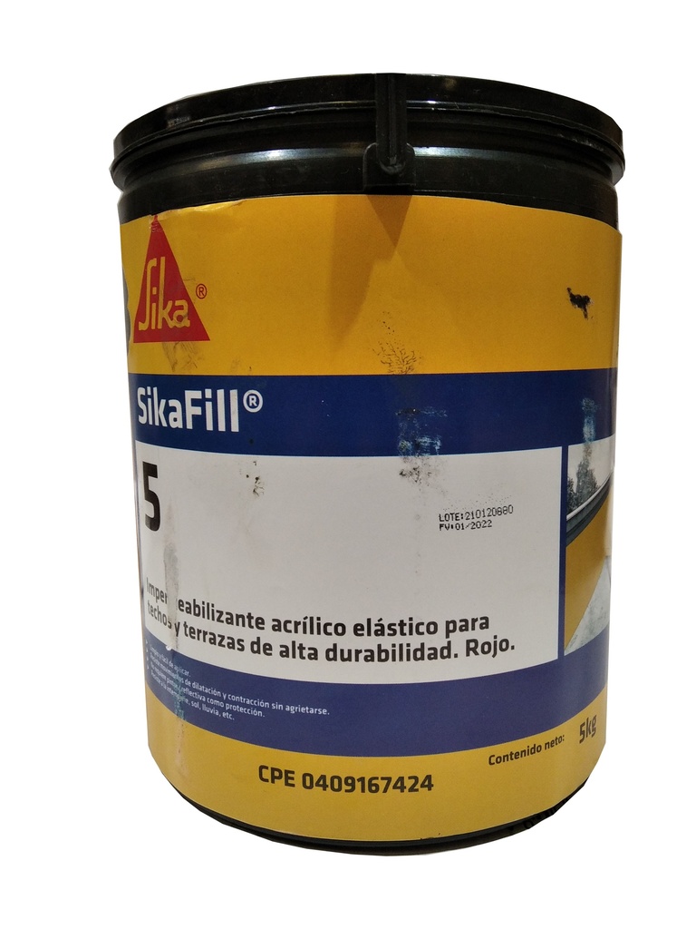 SIKAFILL 5 ROJO GALON x 5KG 0-167
