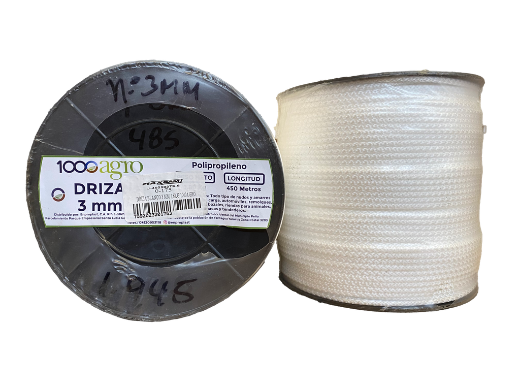 DRIZA BLANCO 3 MM 1,8KG 1000AGRO 0-175