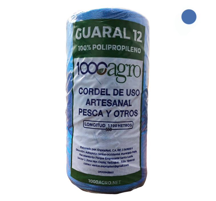 GUARAL N 12 AZUL REY 1100MTS x UNID 1000AGRO 0-182