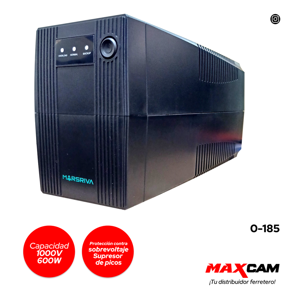 UPS MARSRIVA LITE 1000V/600W 0-185