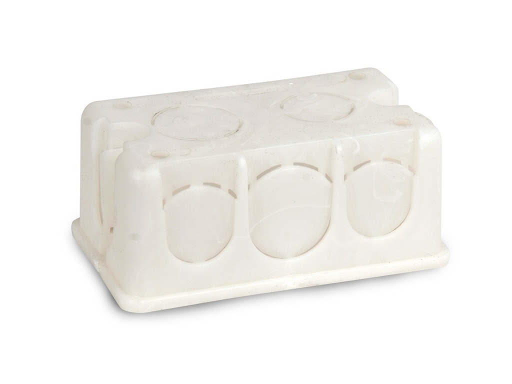 CAJETIN RECTANGULAR COMB PLASTICO 4x2 IMPLASVEN 0-205