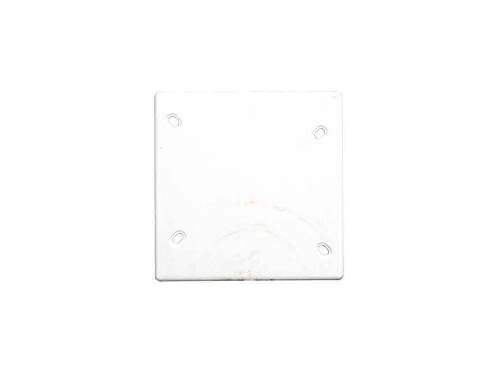 TAPA CIEGA CUADRADA 4x4 BLANCA IMPLASVEN 0-213